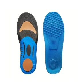 1 pair Breathable Orthopedic Insoles with Arch Support and Shock-Absorbing Heel for Flat Feet, Pronation, and Plantar Fasciitis Relief