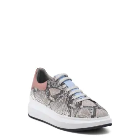 4P4PBKN - Cuadra blue casual fashion python sneakers for women