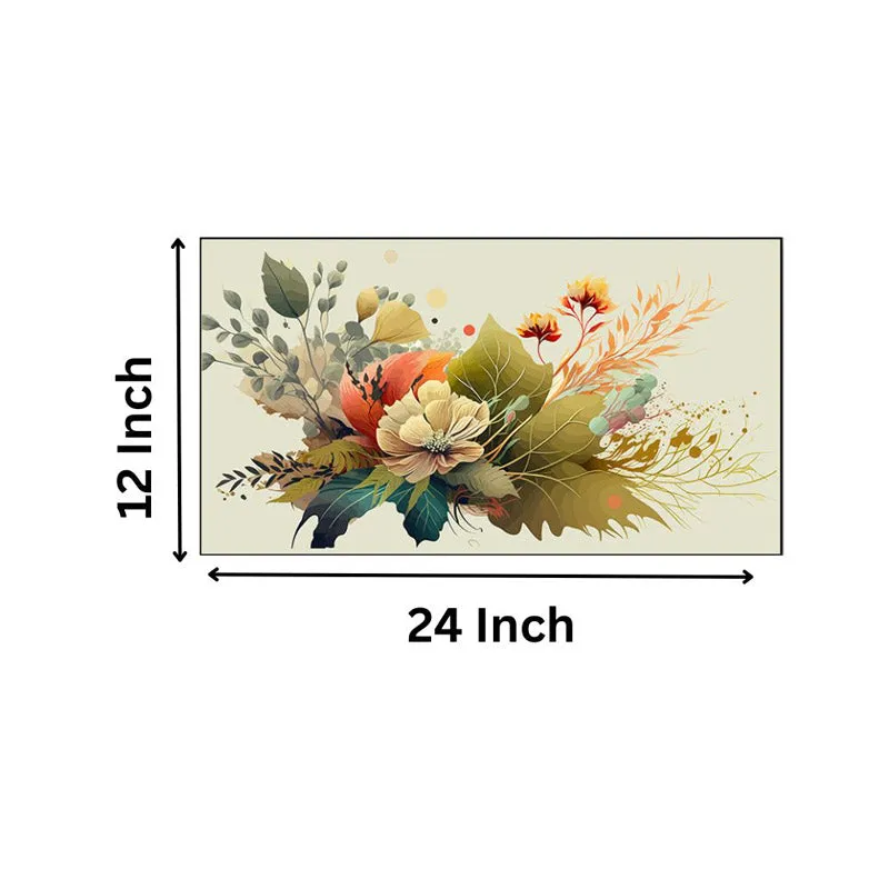 Acrylic Florae Muse Wall Painting