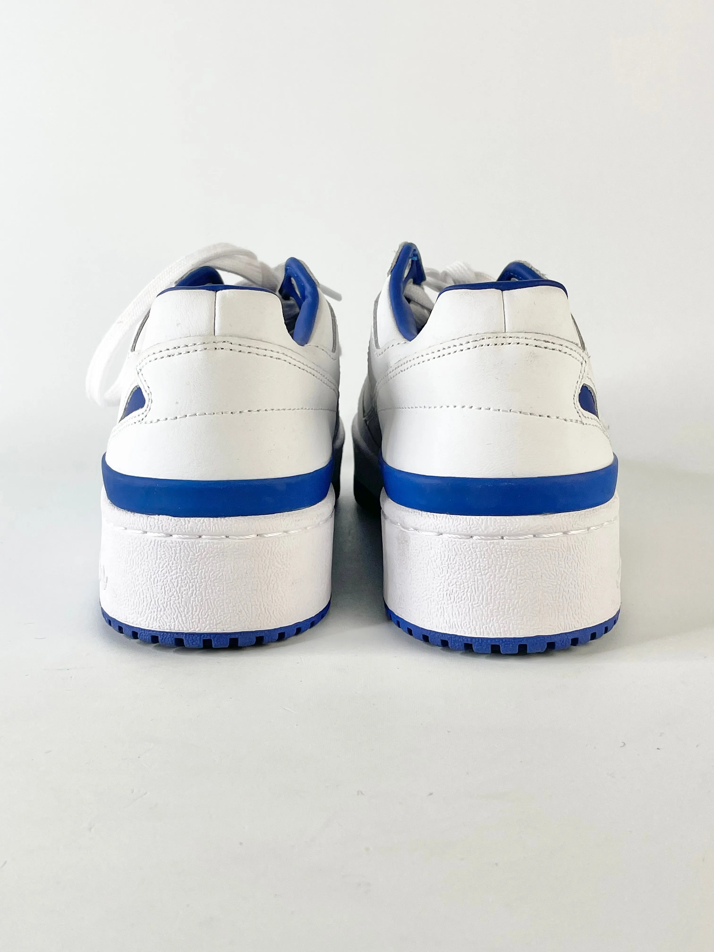 Adidas Forum Bold White & Royal Blue Sneakers - EU41