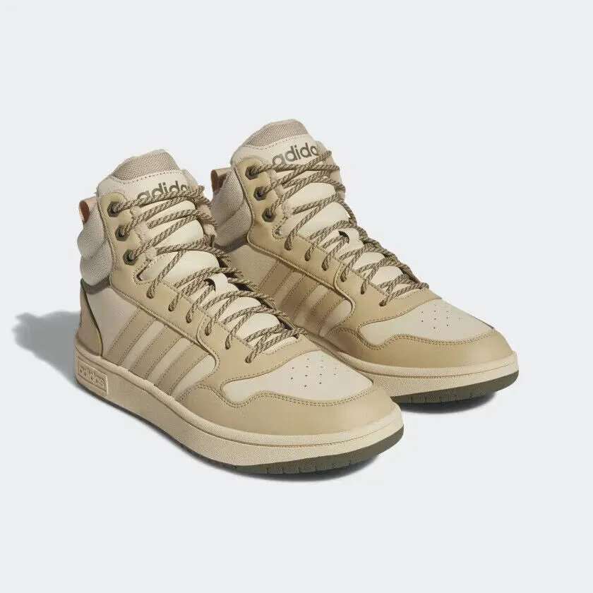 ADIDAS HOOPS 3.0 MID WTR - Magic Beige / Magic Beige / Sand Strata