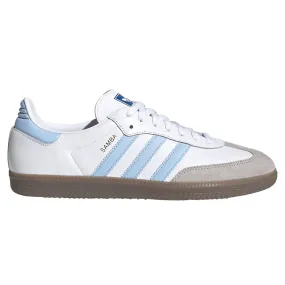 adidas Originals Samba OG Trainers - White & Sky Blue