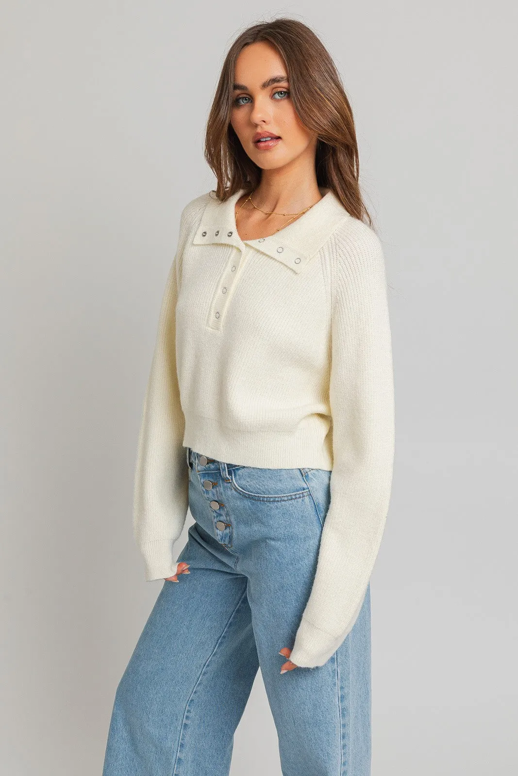 Ashley cozy crop sweater