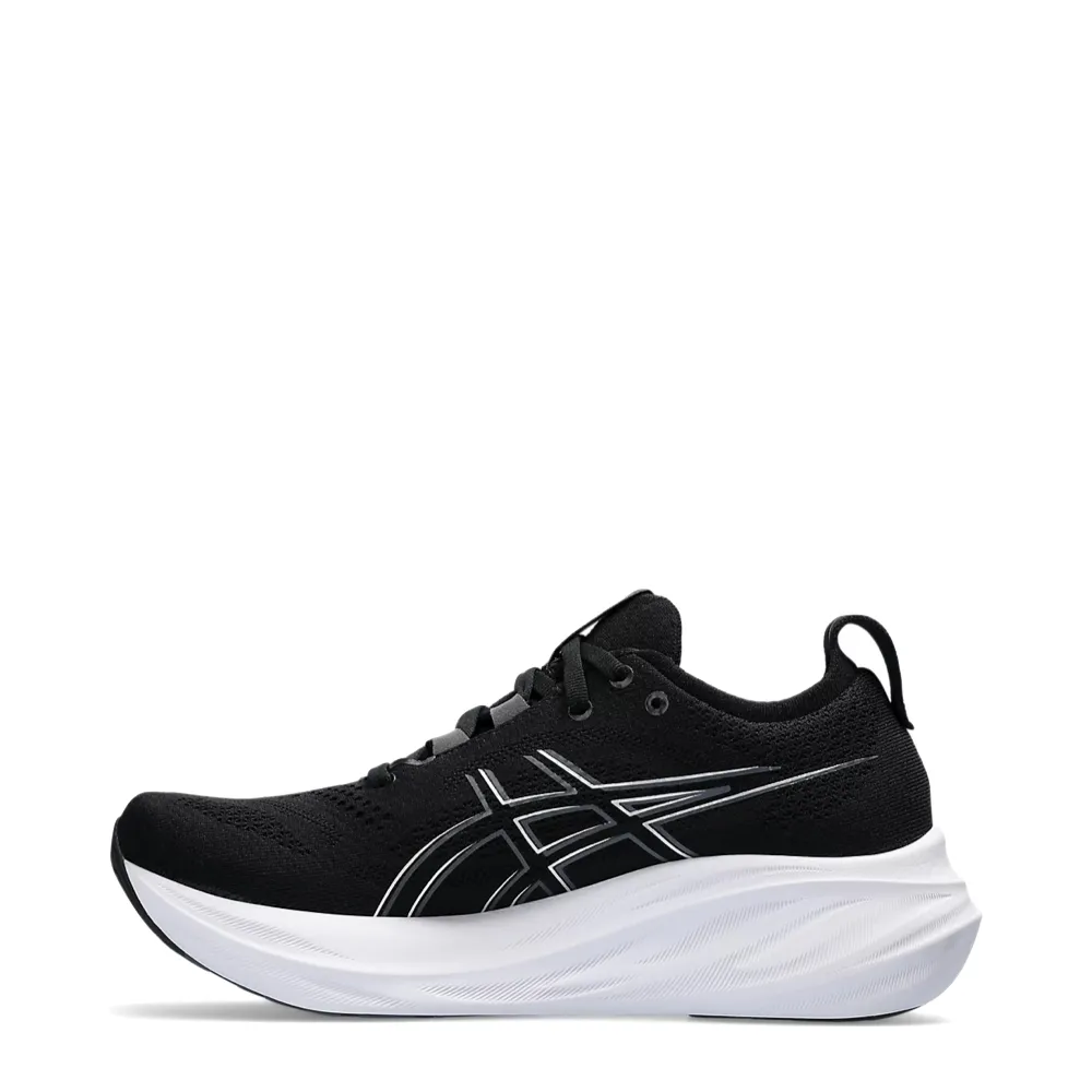 Asics Women's GEL-NIMBUS 26 Sneaker in Black/Graphite Grey