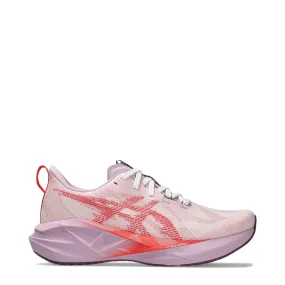 Asics Women's Novablast 5 Sneaker in White/Coral