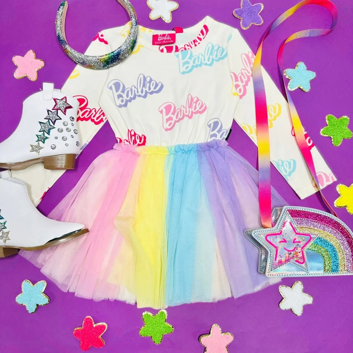 BARBIE NEON CIRCUS TUTU DRESS