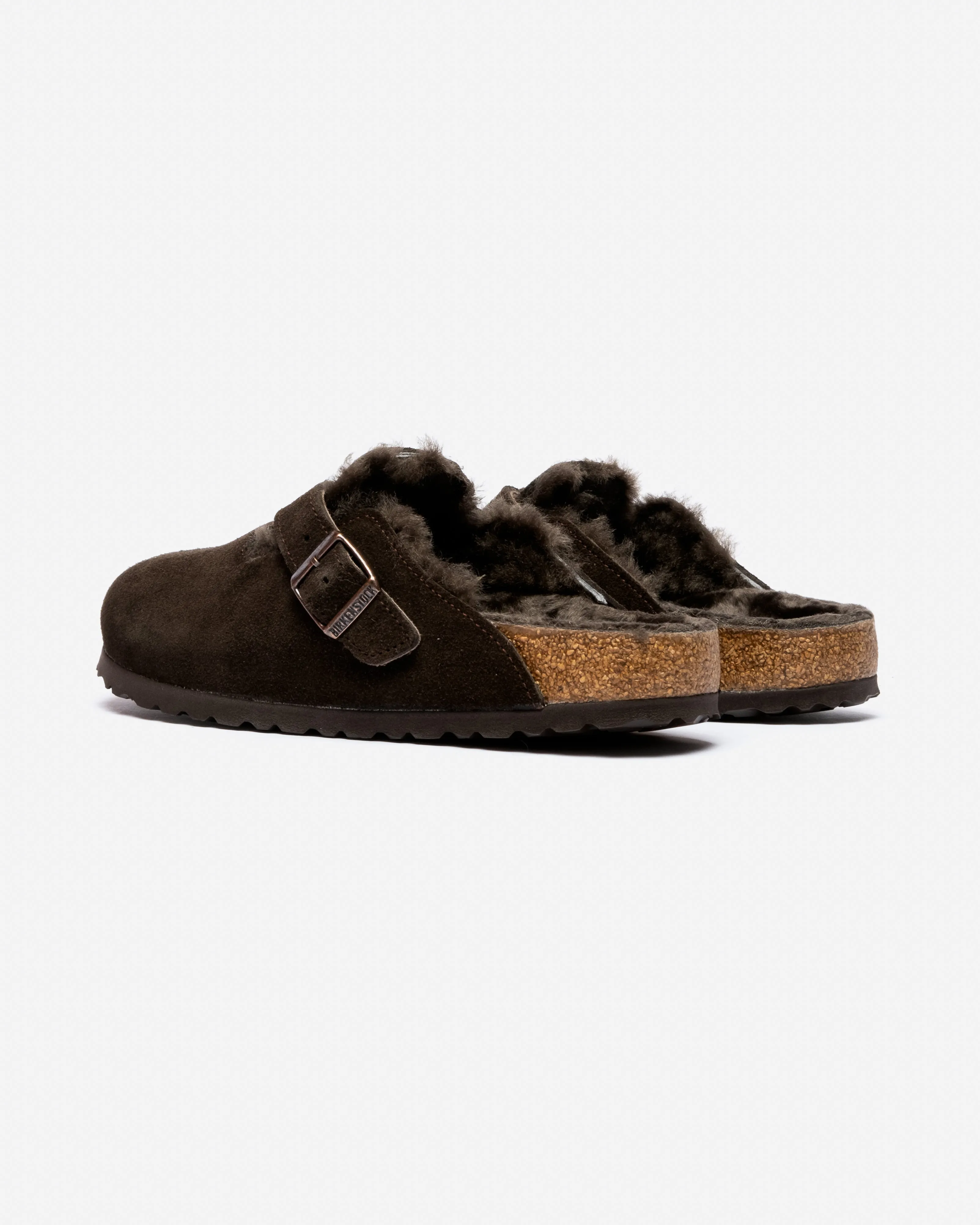 Birkenstock Boston Shearling Mocca (Narrow)