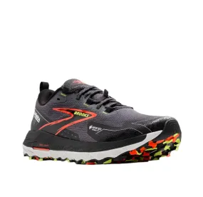 Brooks Mens Trainer Cascadia 18 GTX Blackened Pearl/Black/Tomato