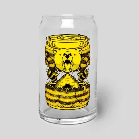 Bumble Beer Glass Can by Jeremy Fish