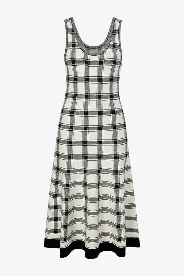 Carol Dress - Eco 365Knit :: Bold Check