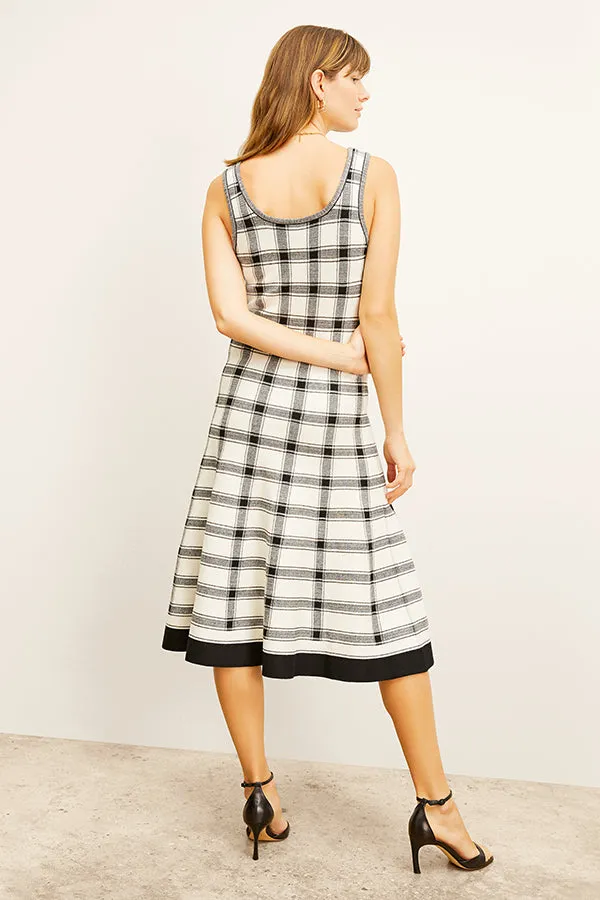 Carol Dress - Eco 365Knit :: Bold Check