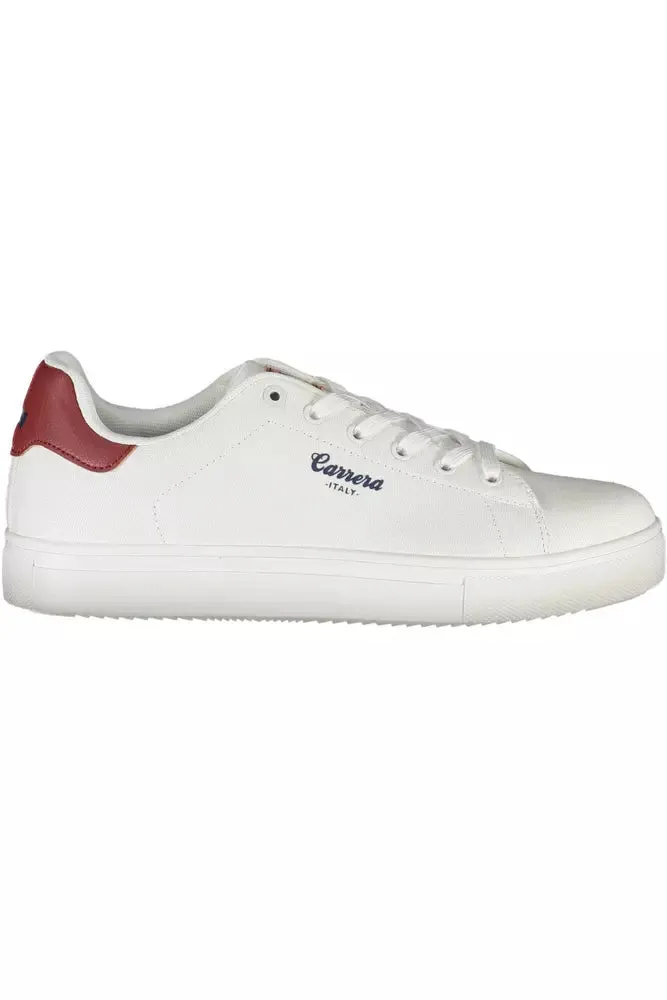 Carrera Sleek White Sneakers with Contrast Details