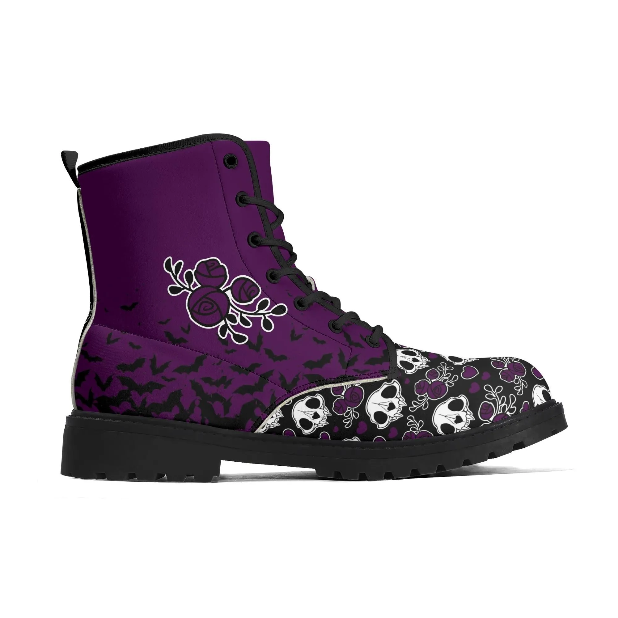 Catmint's / Cat Skulls Women's Leather Boots