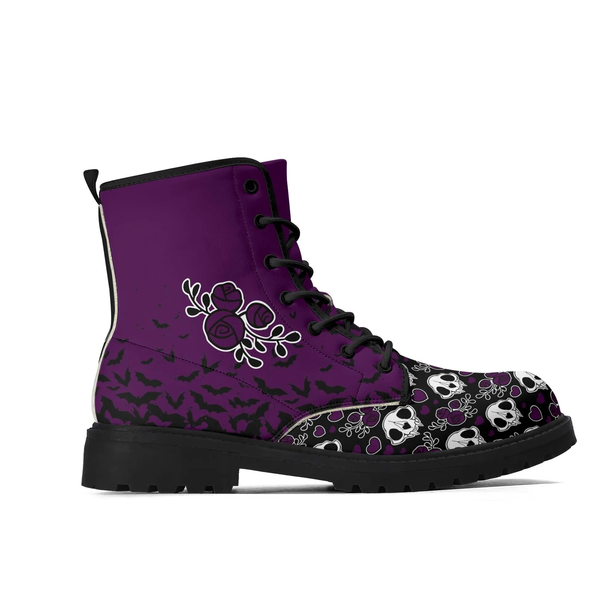 Catmint's / Cat Skulls Women's Leather Boots