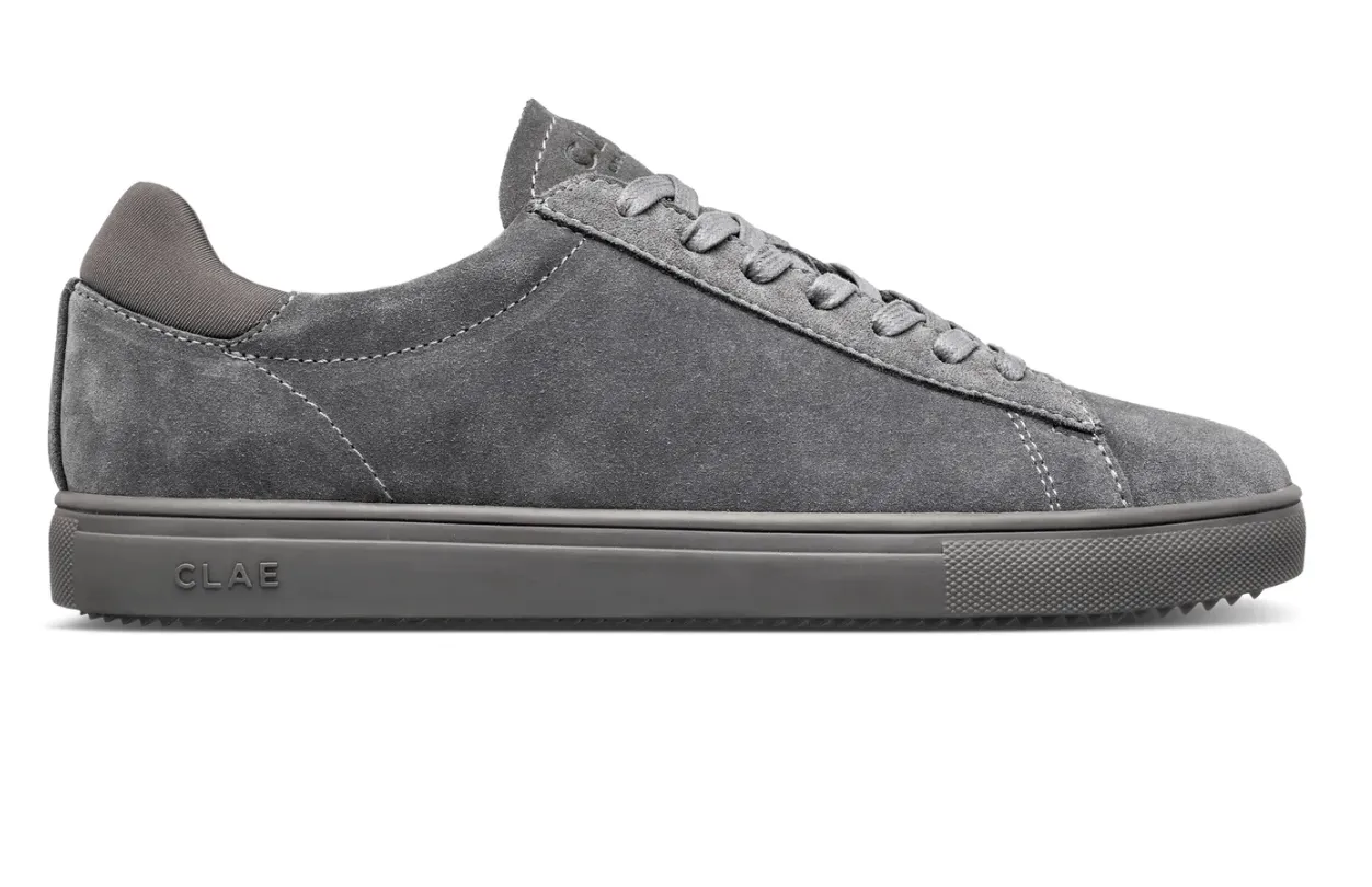 Clae Bradley Sneakers in Pearl Grey Suede