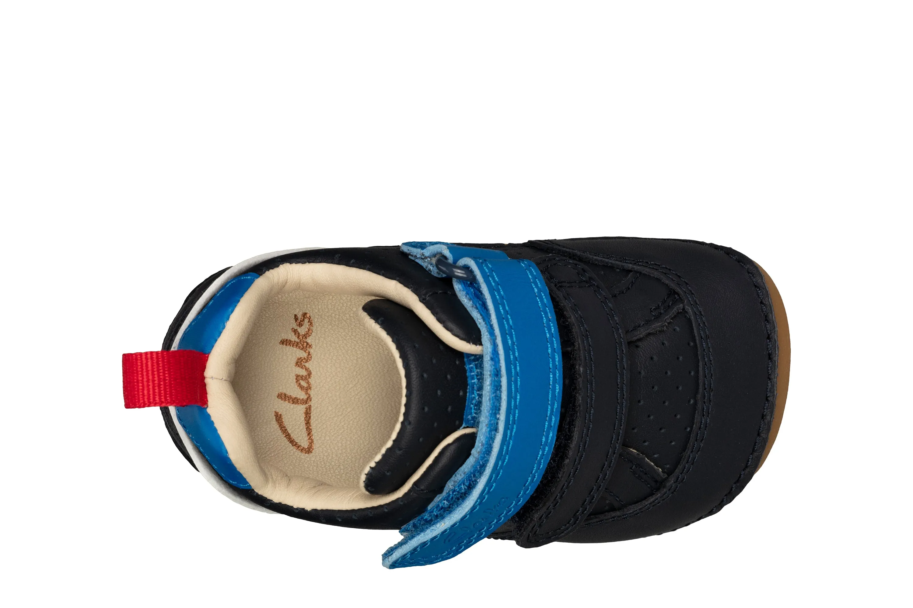 Clarks Tiny Sky T Navy Leather