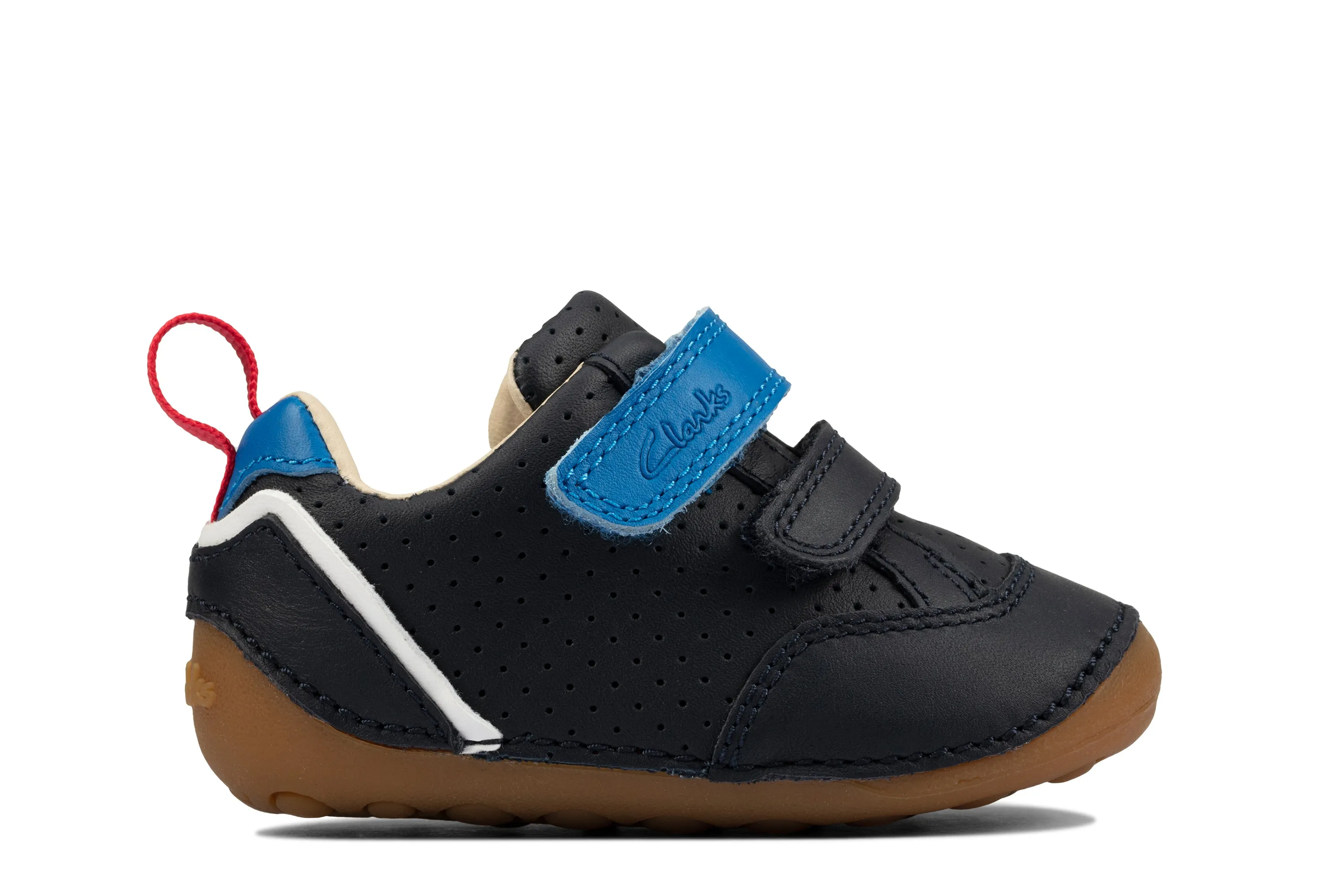 Clarks Tiny Sky T Navy Leather