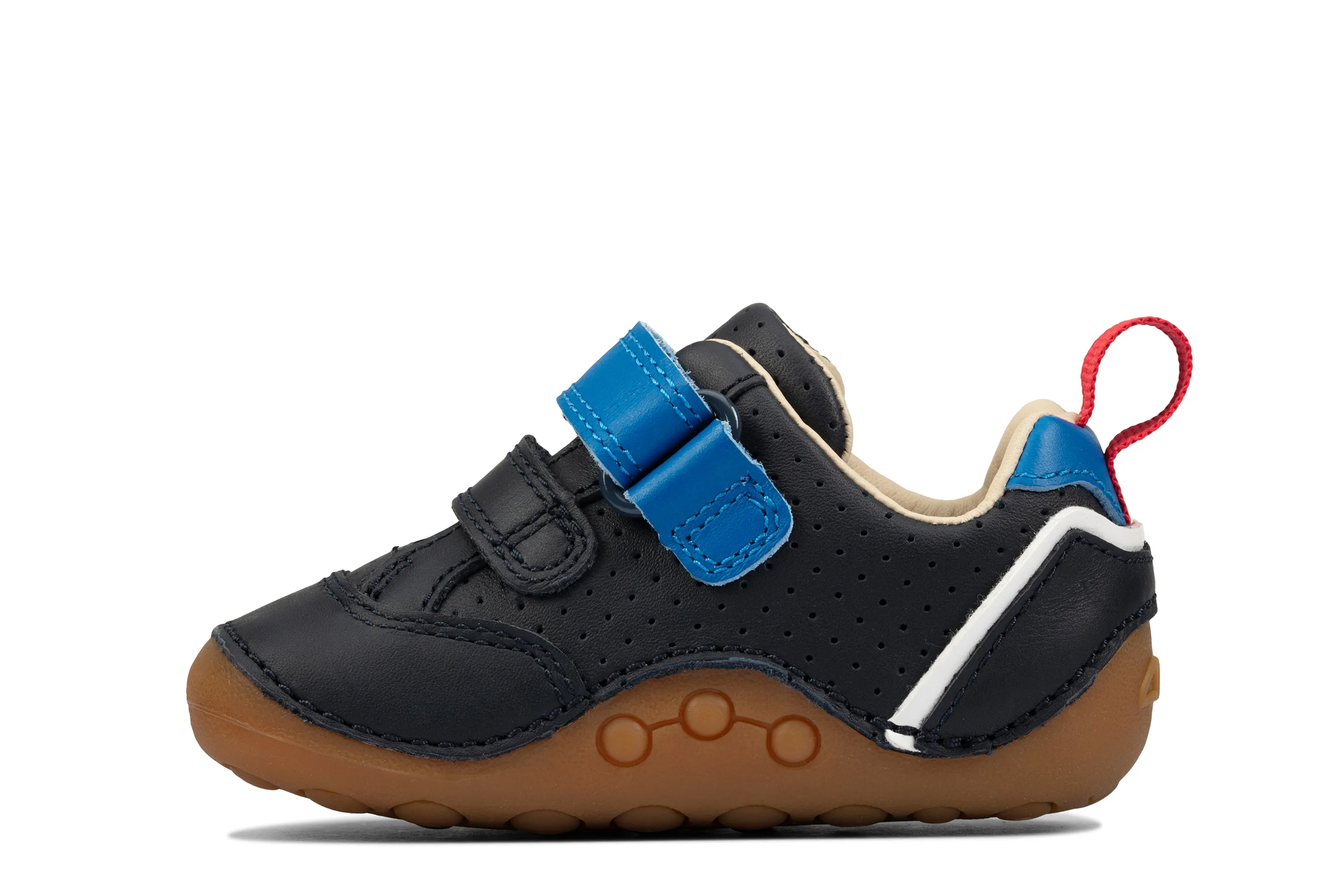 Clarks Tiny Sky T Navy Leather