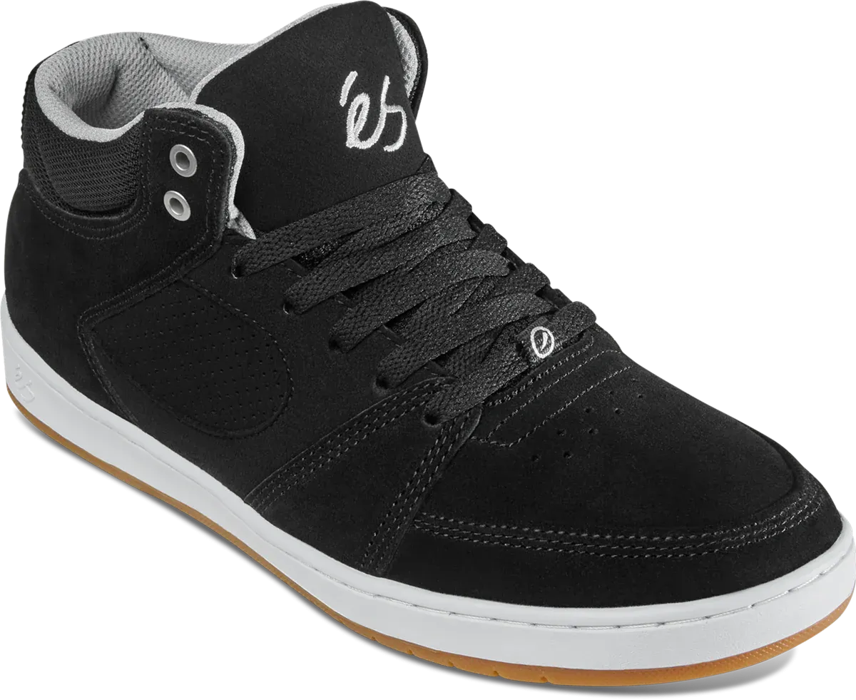 eS Accel Slim Mid Shoe, Black White Silver