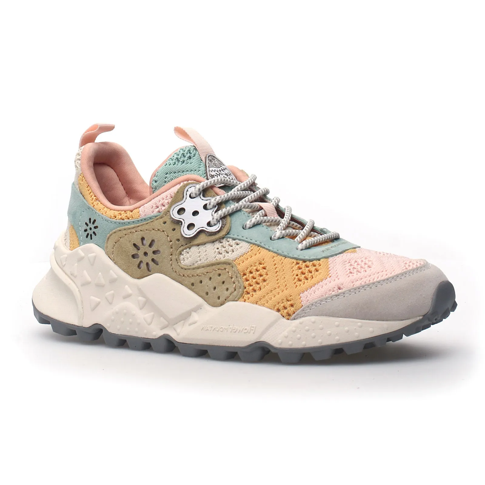 Flower Mountain Kotetsu Sneaker (Women) - Taupe/Green