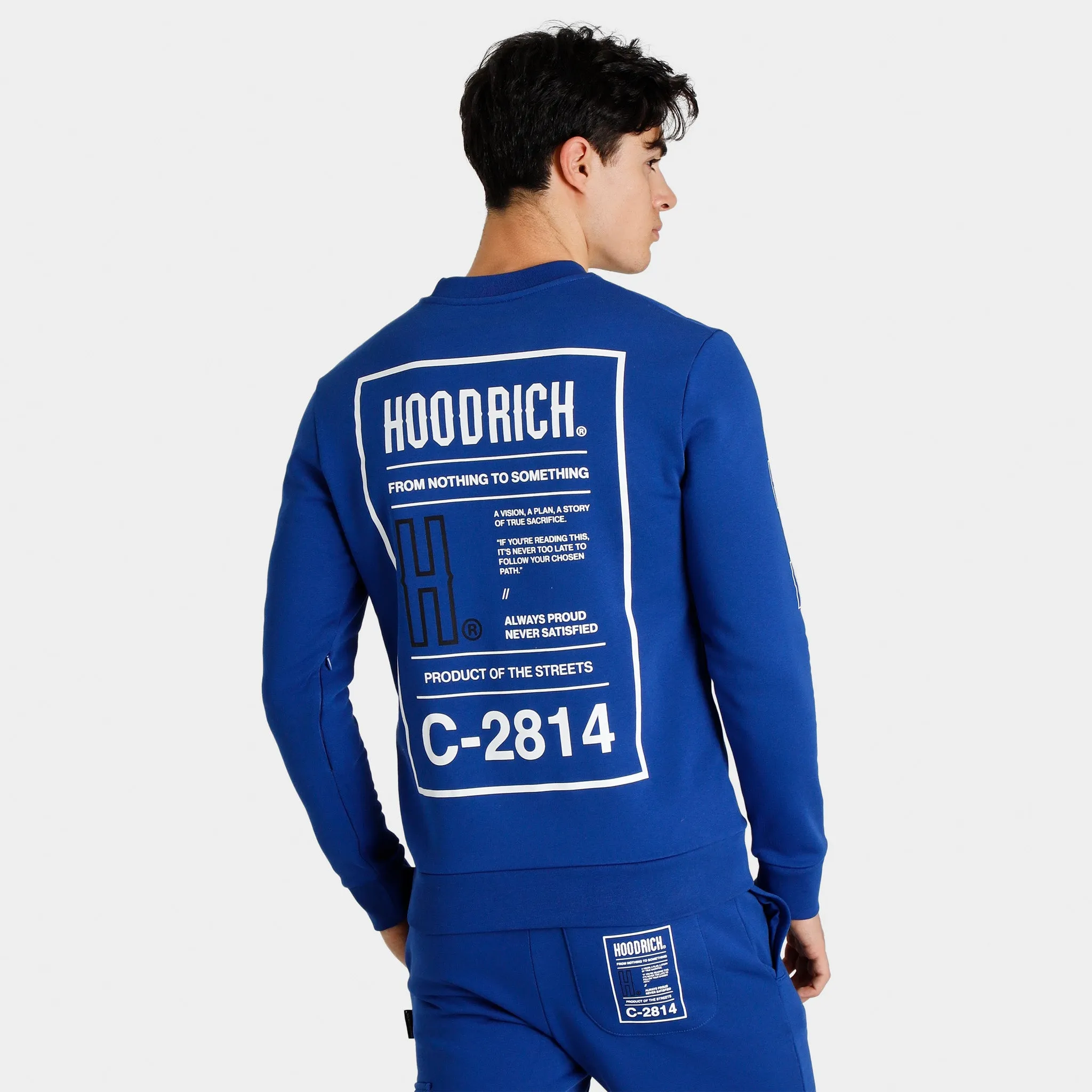 Hoodrich OG Akira V6 Crewneck Sodalite Blue / White - Black