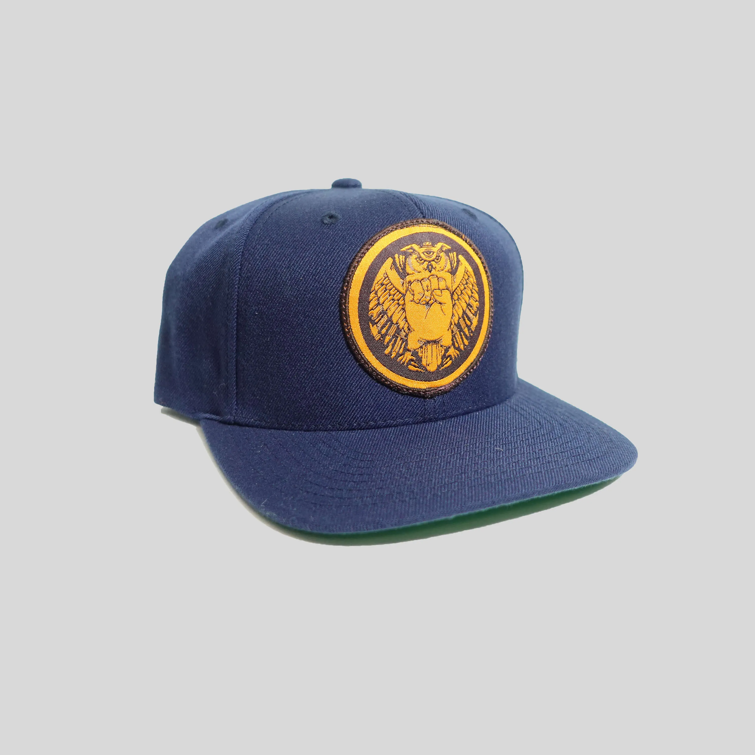 Industriowl Navy Snapback by Jeremy Fish