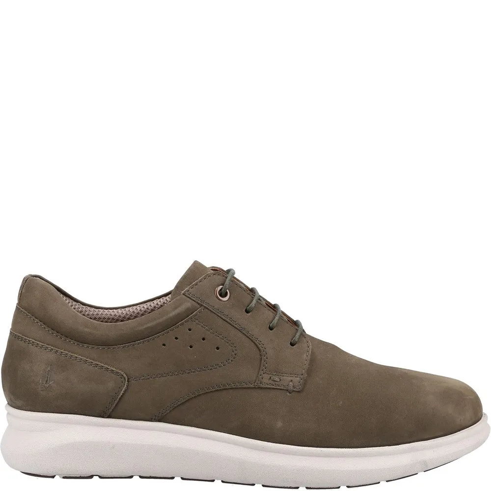 Khaki Brett Lace-Up Trainers