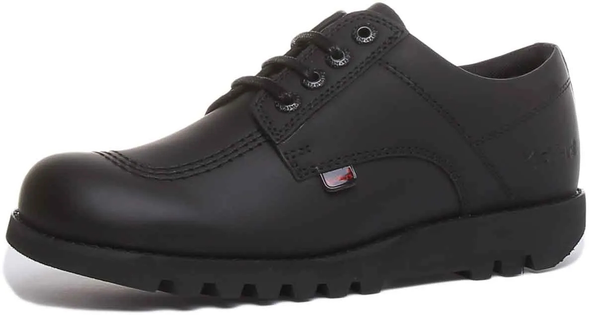 Kickers Kick Lo C Teen In Black in Teen UK Size 3 - 6