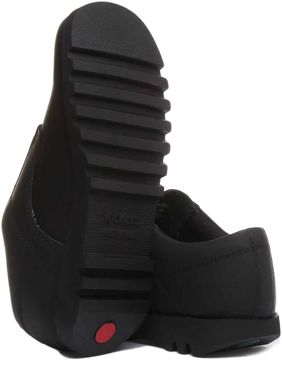 Kickers Kick Lo C Teen In Black in Teen UK Size 3 - 6