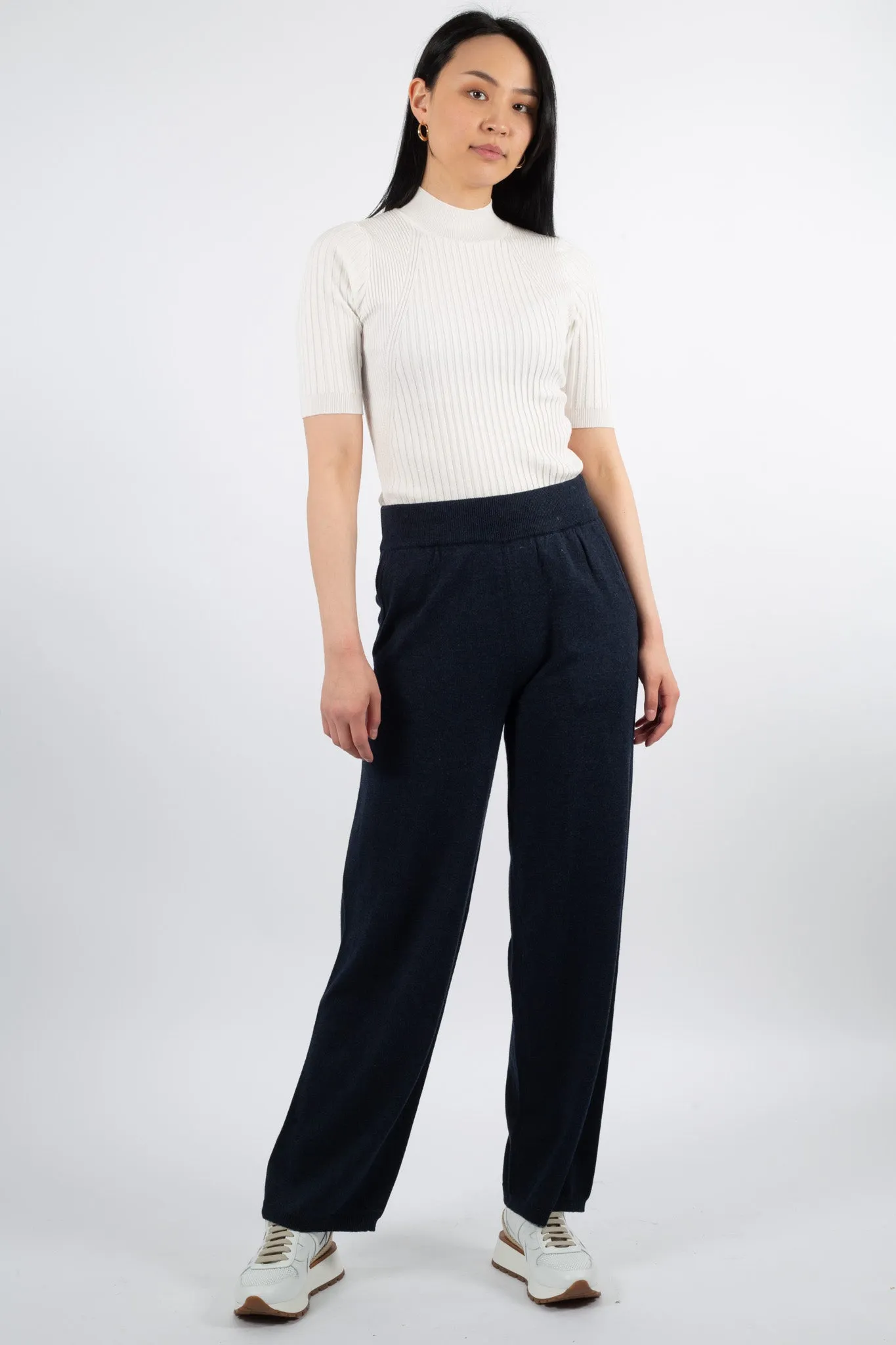 Meg Pants - Navy Melange