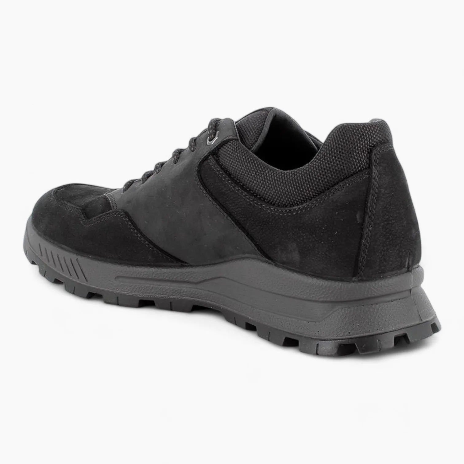 Men's Black Leather Sneakers with GORE-TEX by IGI&CO – Waterproof Comfort