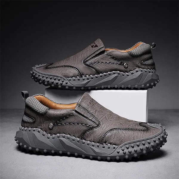 MEN'S RETRO SLIP-ON LEATHER SHOES 72615625