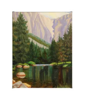 Merced River Yosemite - 16" x 20.5" Gallery Wrapped Canvas