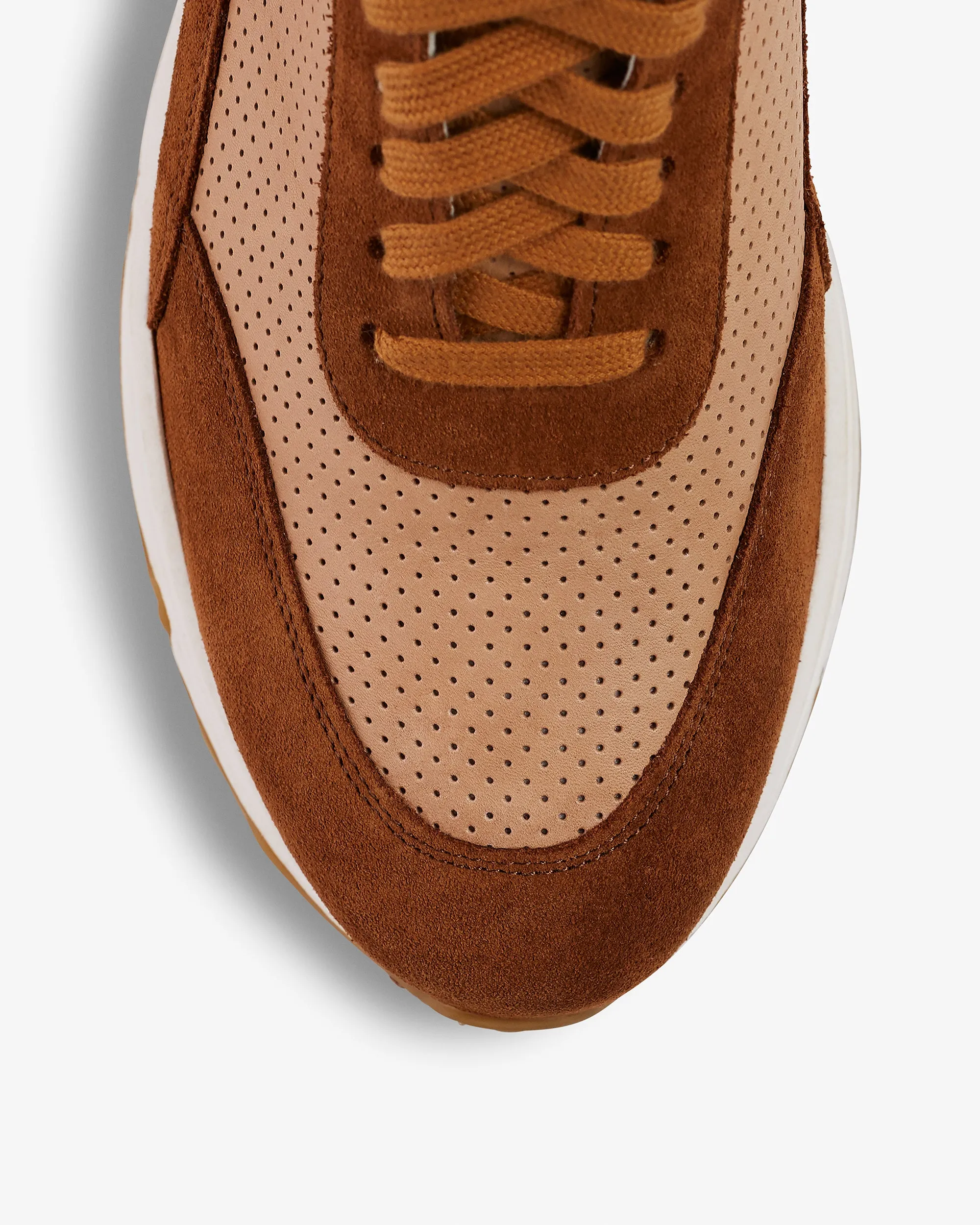 Mica Big Sole Suede Sneaker