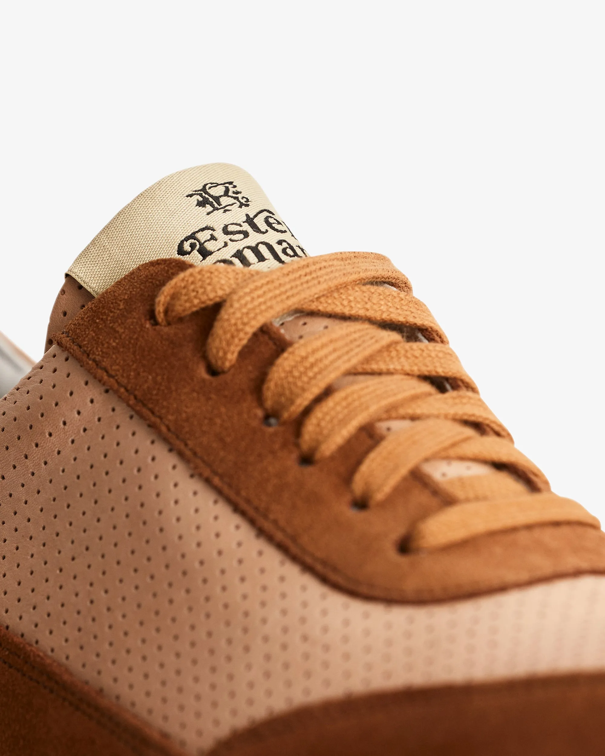 Mica Big Sole Suede Sneaker