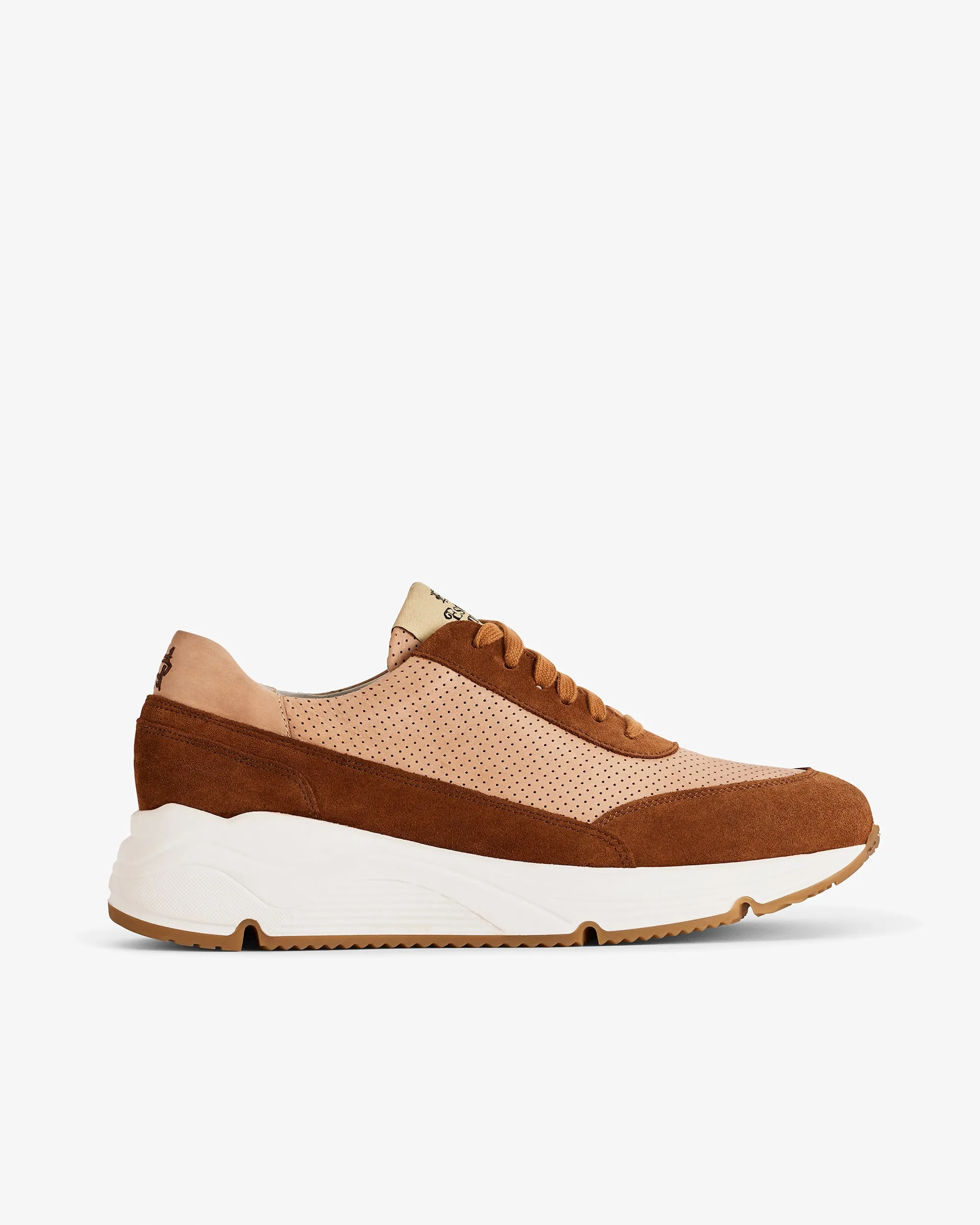 Mica Big Sole Suede Sneaker