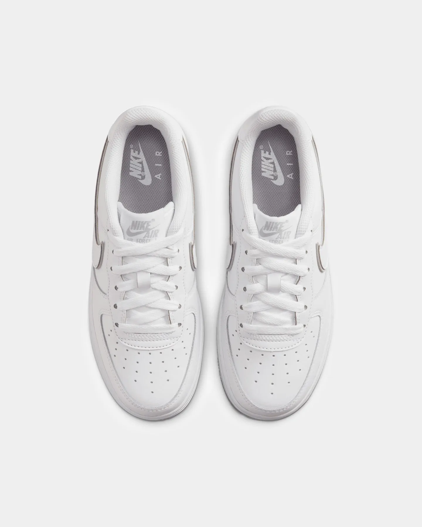 Nike Kids' Air Force 1 (GS) White/Wolf Grey