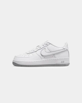 Nike Kids' Air Force 1 (GS) White/Wolf Grey