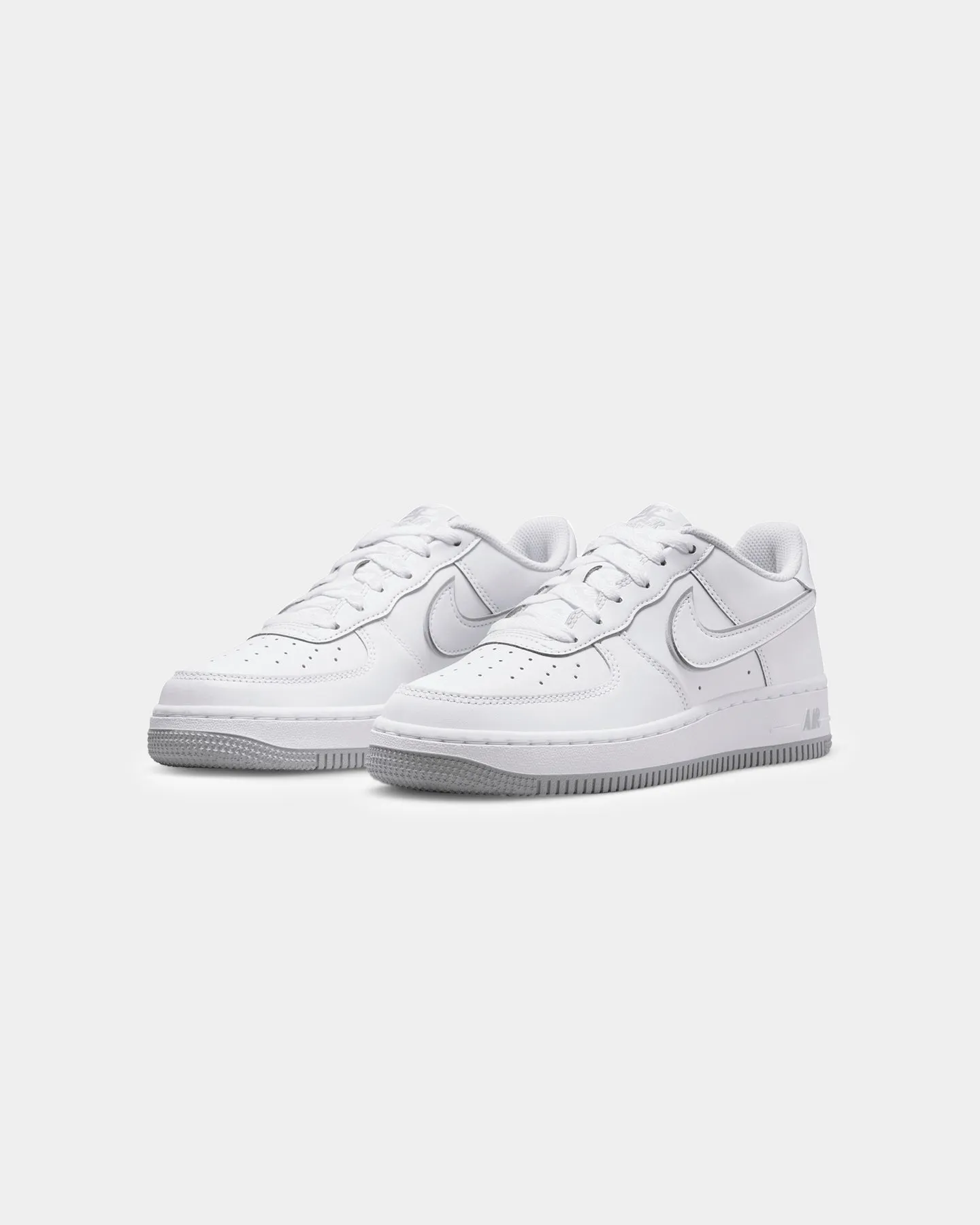 Nike Kids' Air Force 1 (GS) White/Wolf Grey