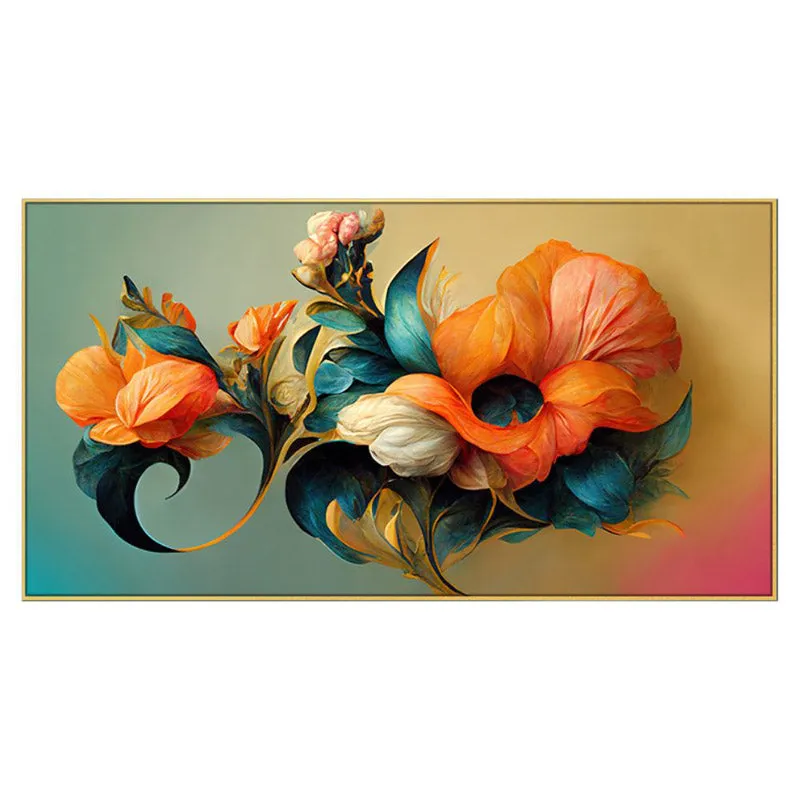 Noma Chrom Floral Wall Painting