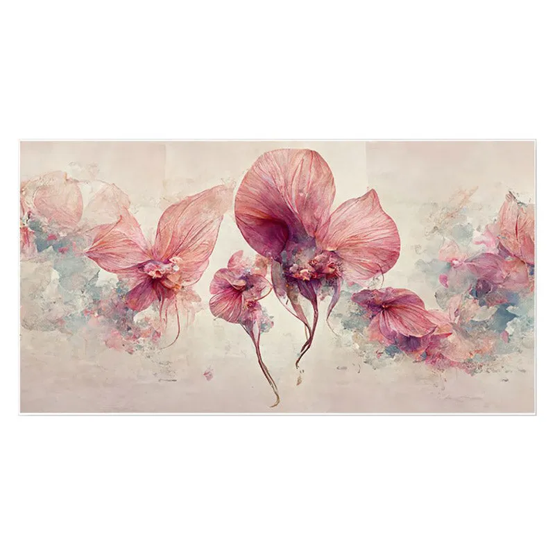 Orchid Chroma Floral Wall Painting