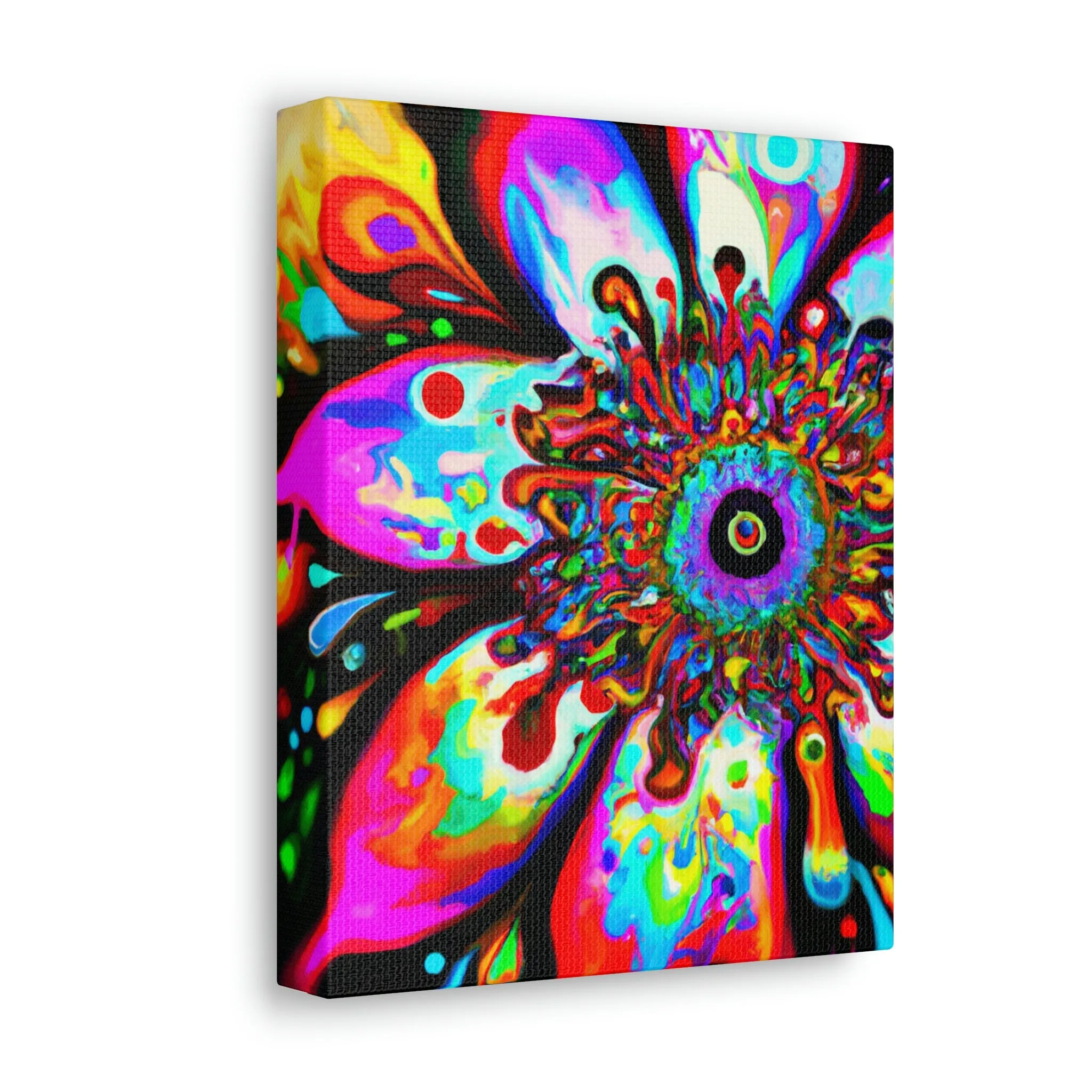 Rainbow Blooms - Canvas