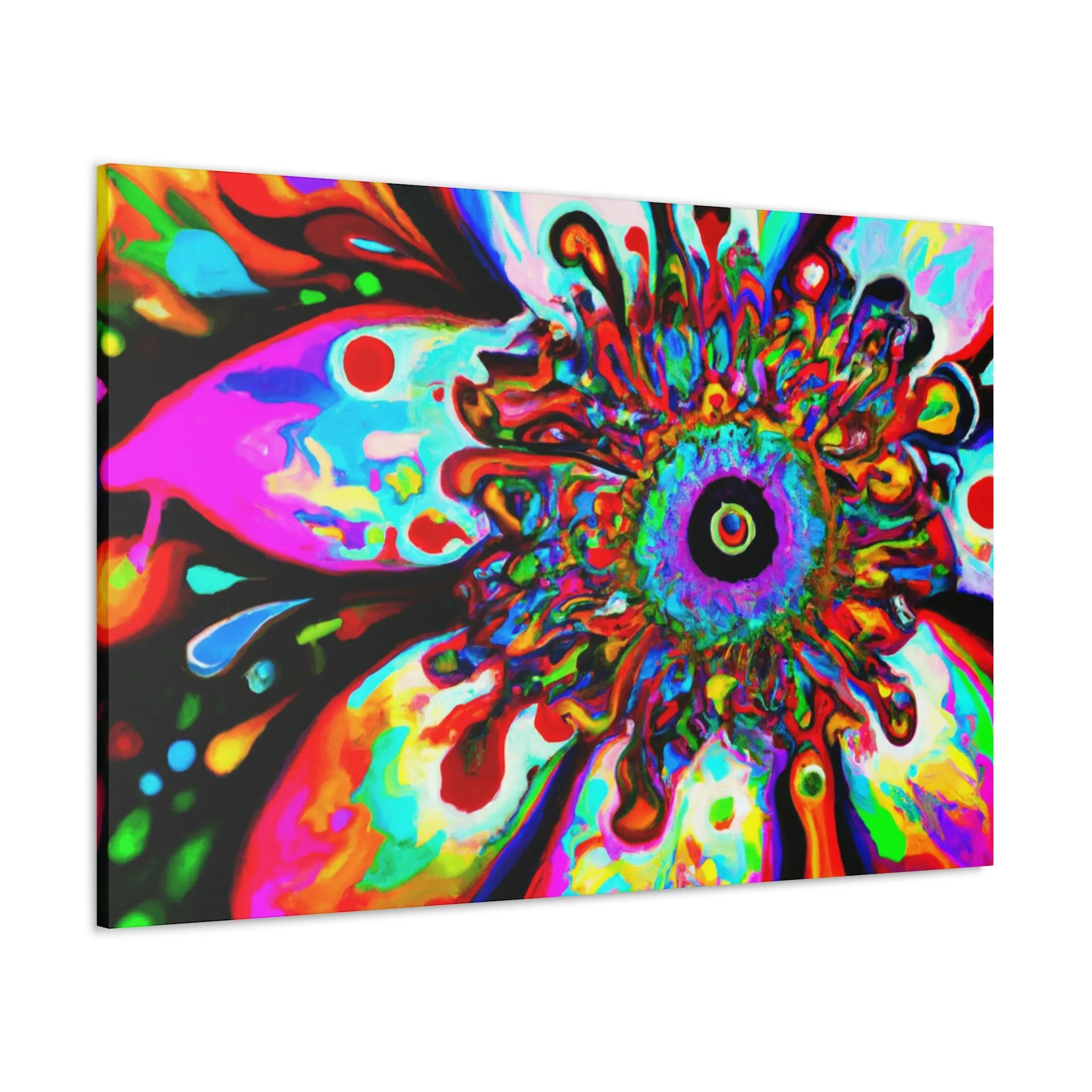 Rainbow Blooms - Canvas