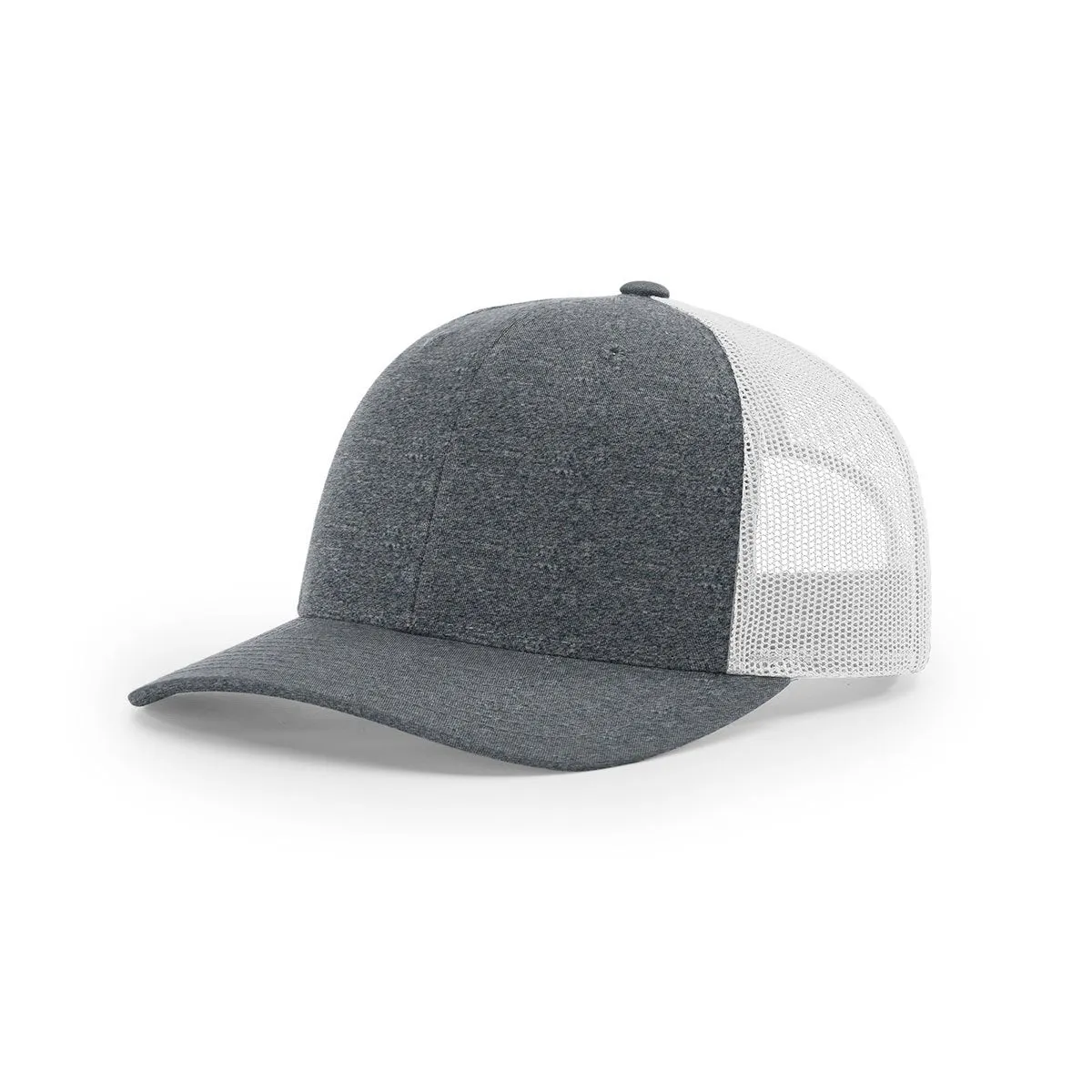 Richardson Heather Navy/Light Grey Mesh Back Split Low Pro Trucker Hat