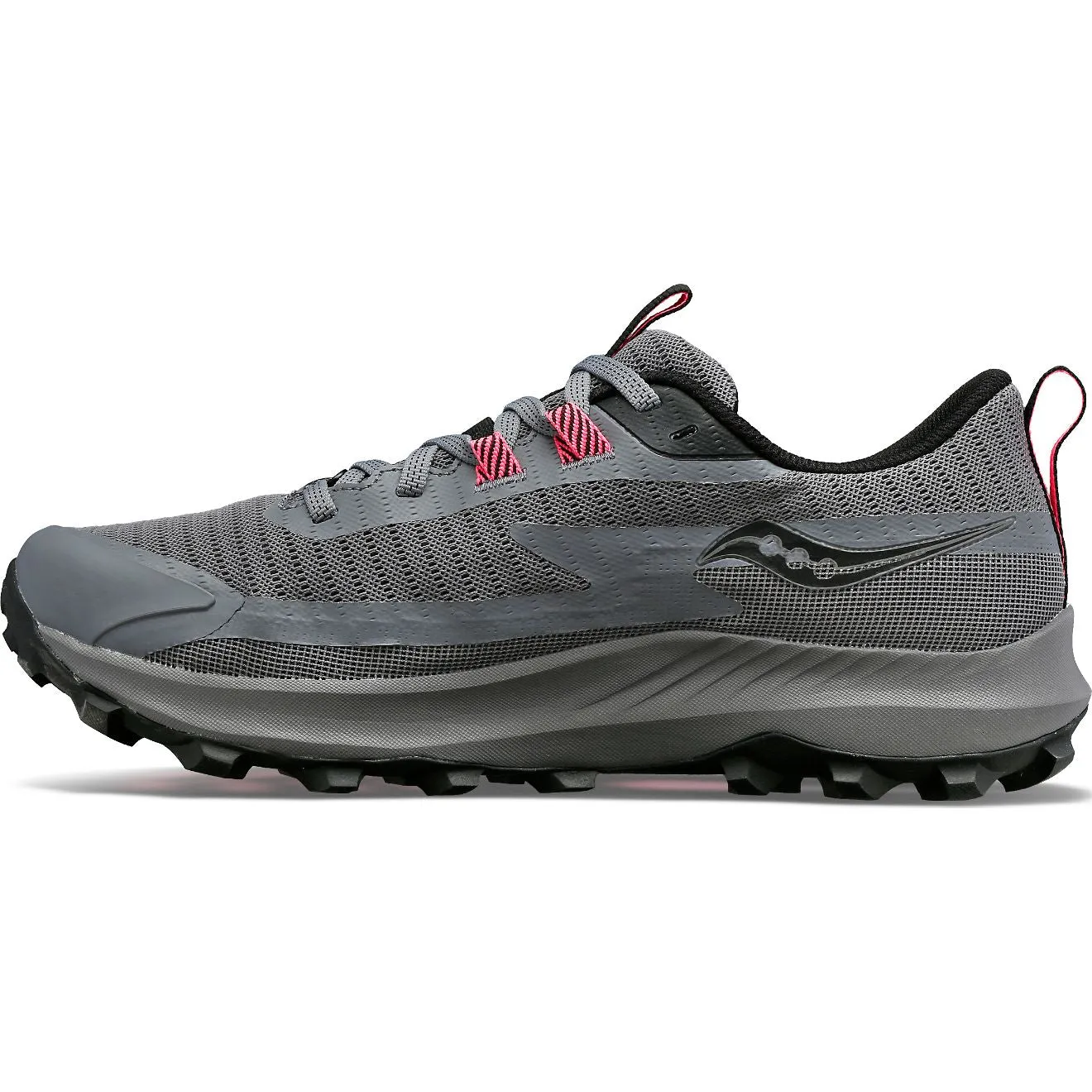 Saucony Peregrine 13 GTX (Womens) - Gravel/Black