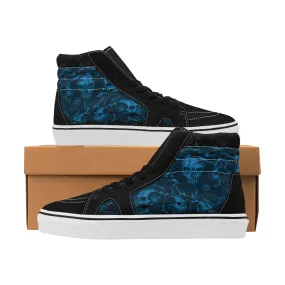 Screaming Skull Suede Hi-Tops