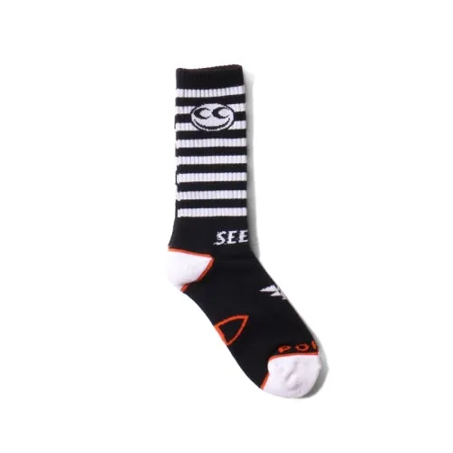 See See x Poler Motor coffee Socks