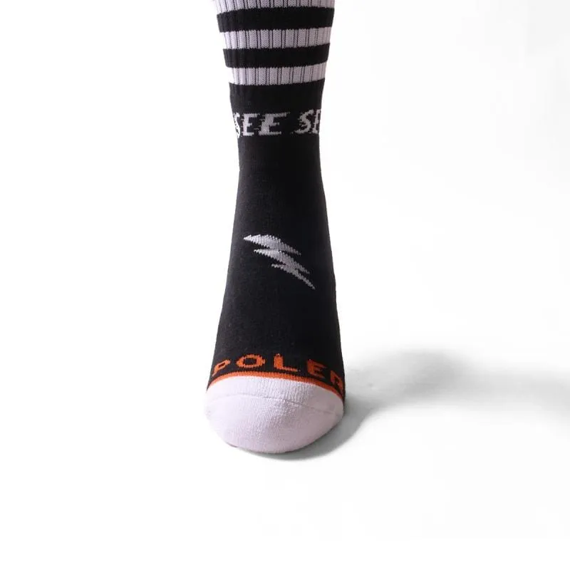 See See x Poler Motor coffee Socks