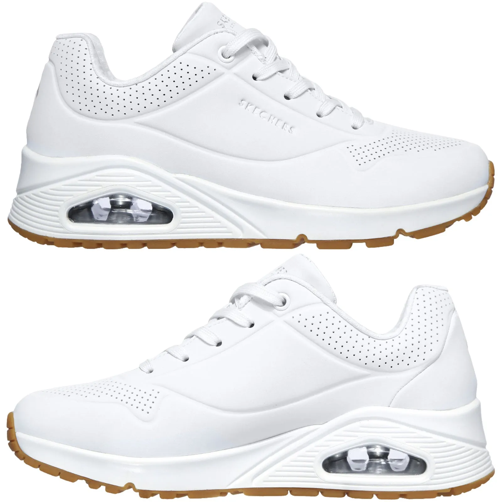 Skechers Ladies Uno Stand On Air Trainers