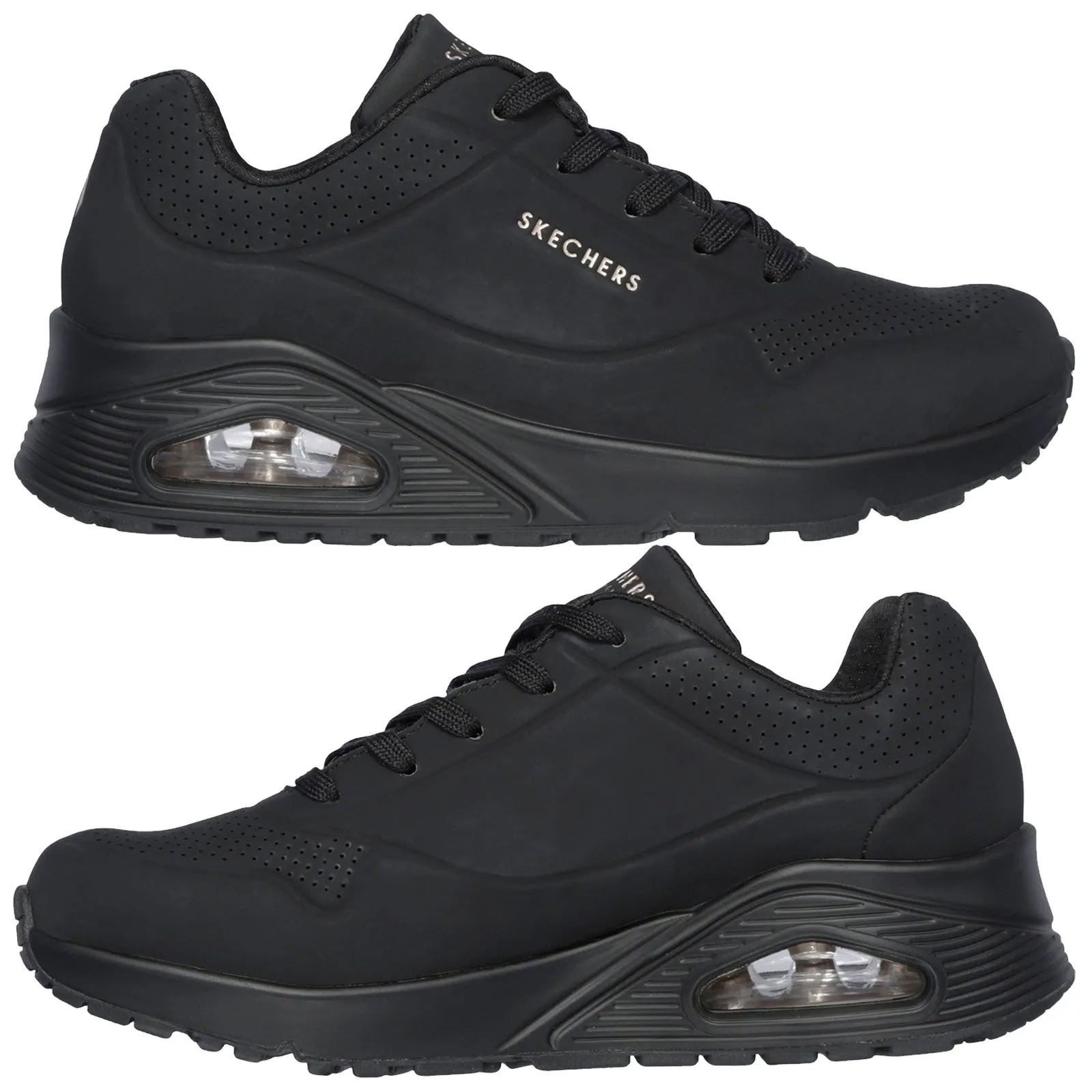 Skechers Ladies Uno Stand On Air Trainers